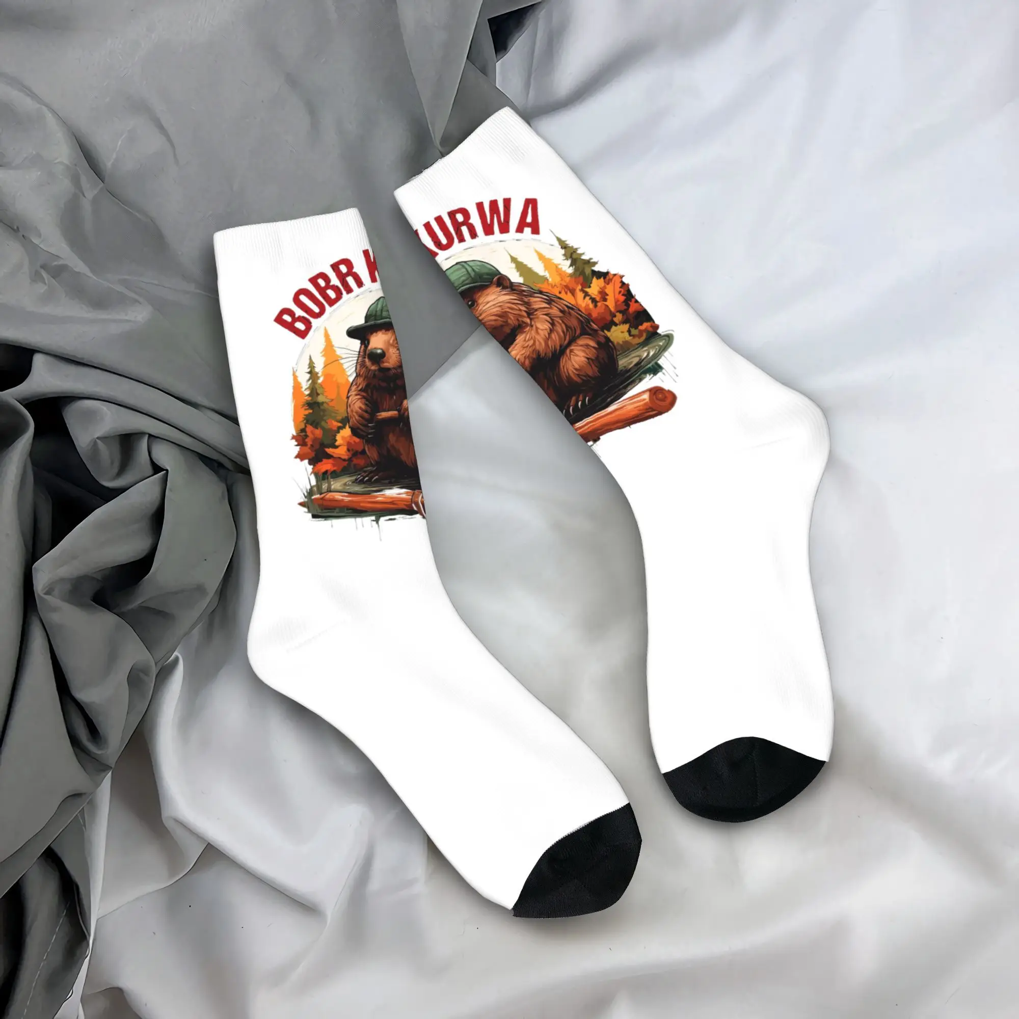 

Всесезонные носки Bobr Kurwa Bober Beaver, супер мягкие чулки в стиле Харадзюку, носки для мужчин и женщин, подарок на день рождения