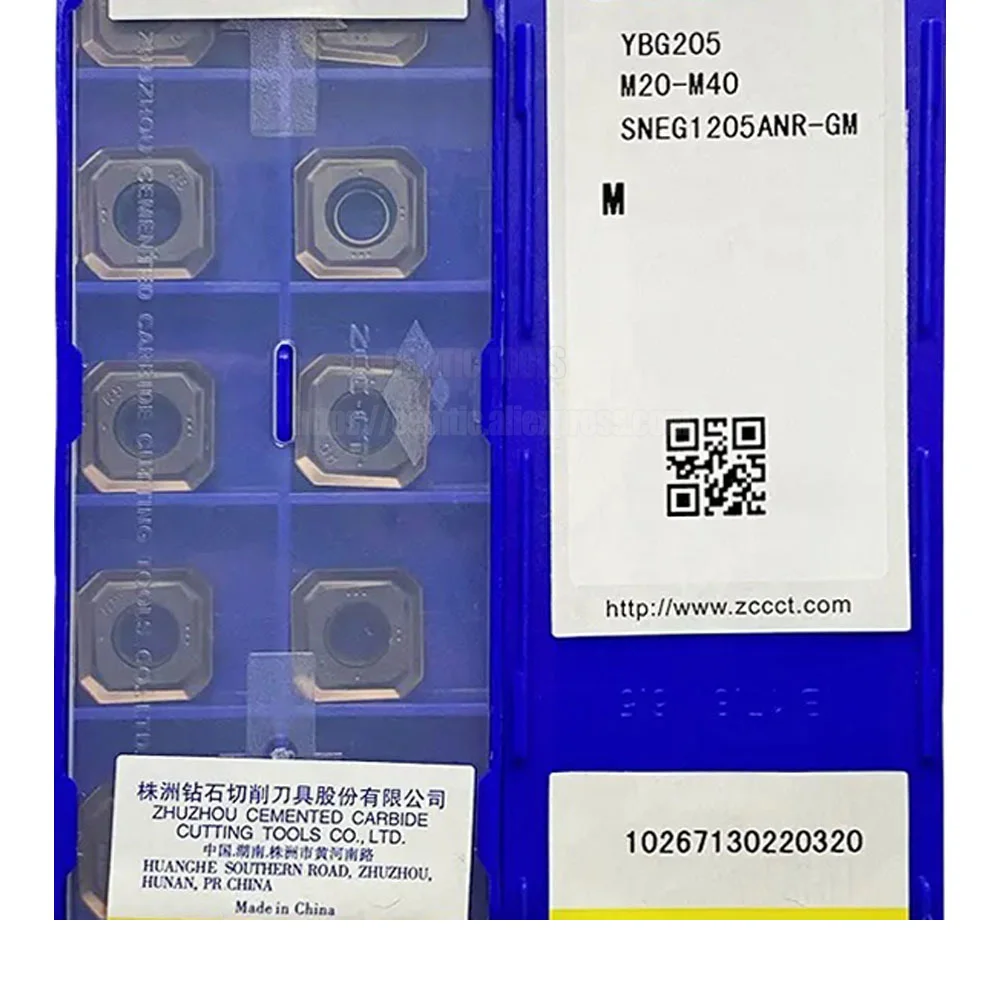 SNEG1205 ZCC CNC Carbide Inserts cutting for stainless steel SNEG1205ANR-GM YBG205 YBM253 YBD152 YBC302 YB9320 YBG203