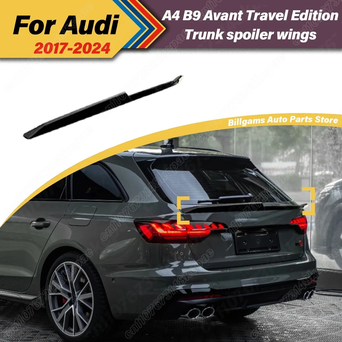 

For Audi A4 B9 Avant Travel Edition 2017 2018 2019 2020 2021 2022 2023 2024 Automobile Trunk Fixed Wing Decoration Accessories