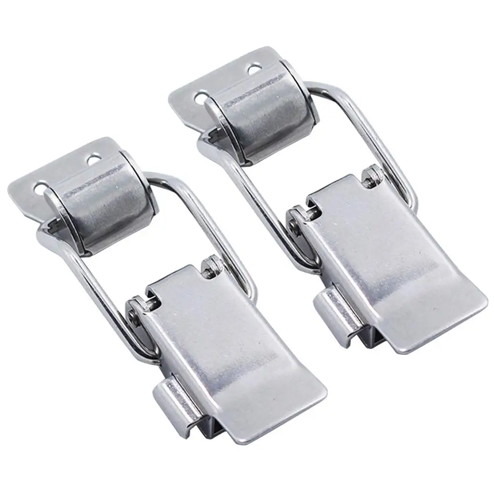 

2 Pcs Adjustable Spring Buckle Quick release Lever Latch Clamp Stainless Steel Heavy Duty Toggle Bolt Clamps For