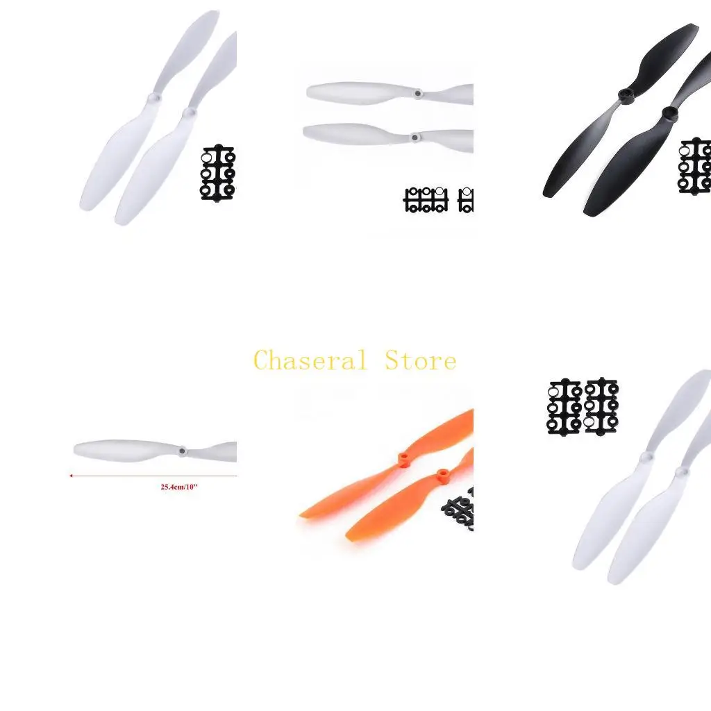 

E7CE 1Pair 1045 10x4.5 CW Propeller CCW Prop For RC Multicopter F450 Quadcopter Black