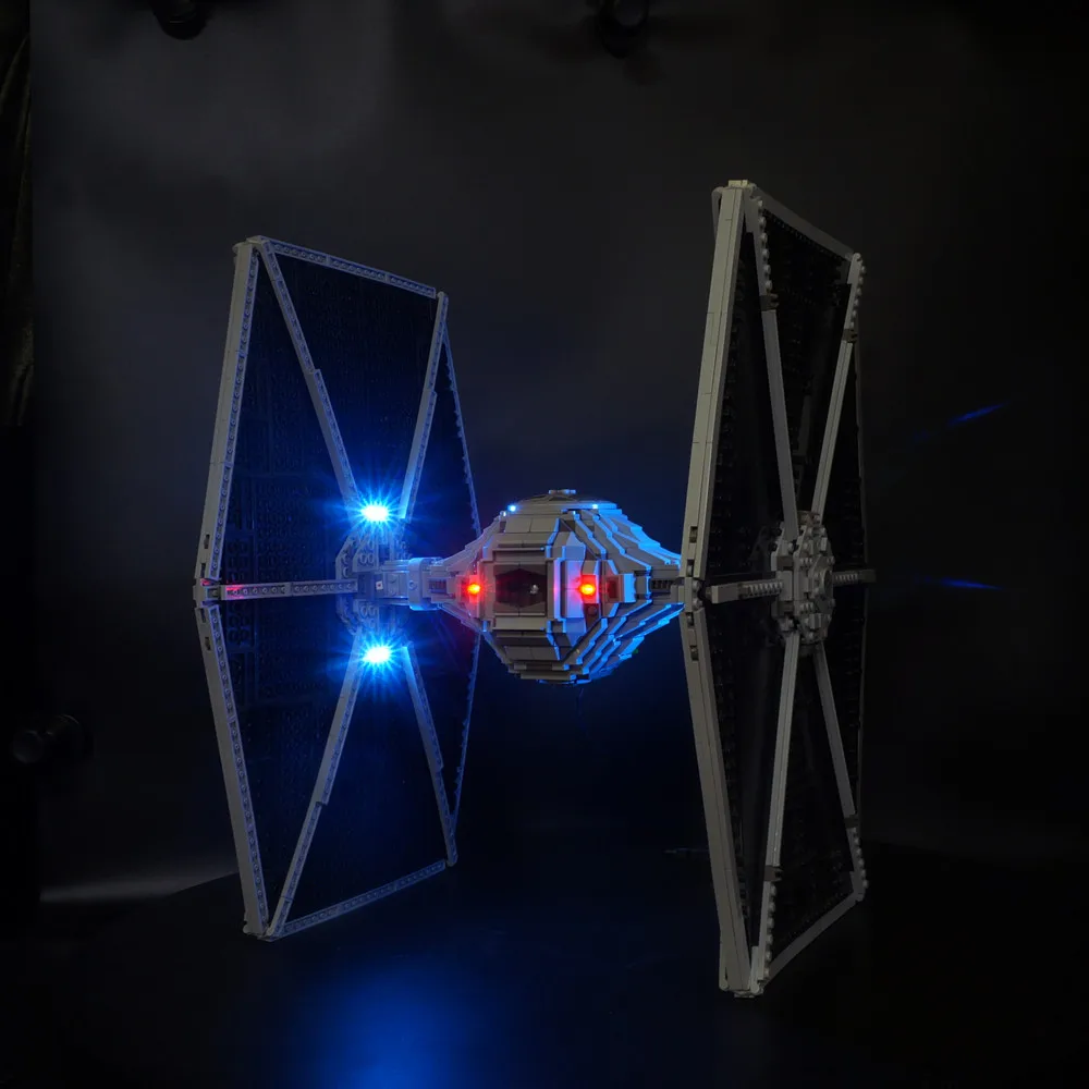 LED Light Kit For 75095 UCS TIE Fighter Bricks DIY Toys Set (Not Included Building Blocks)