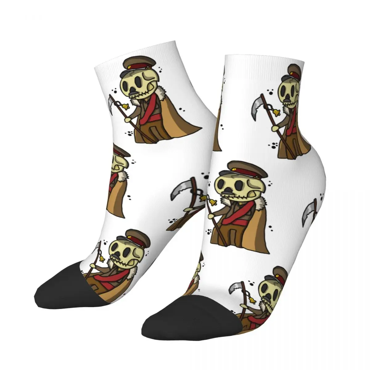 Happy Men's Ankle Socks Spain Leader Franco Hip Hop Novelty Crew Sock Gift Pattern Printed