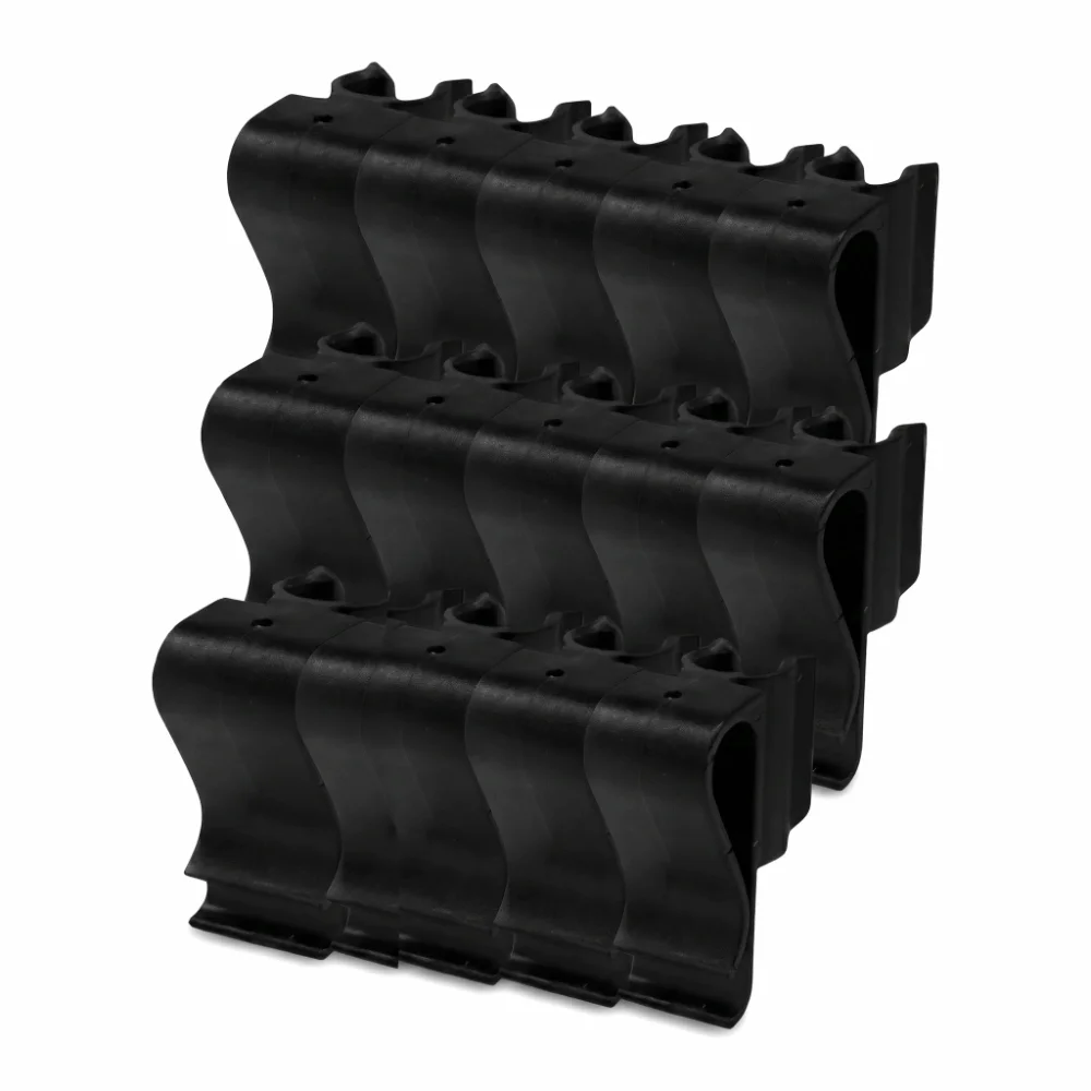 

14PCS Plastic Material Golf Club Holder Compact Design Clip-On Mount Club Organizer Clip Multi-Clip Set Stacked Slots