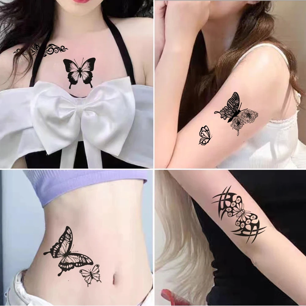 Chicano Bandit México tatuajes temporales para hombres mujeres coche falso monja tatuaje religión pegatinas realista espalda tatuajes impermeables