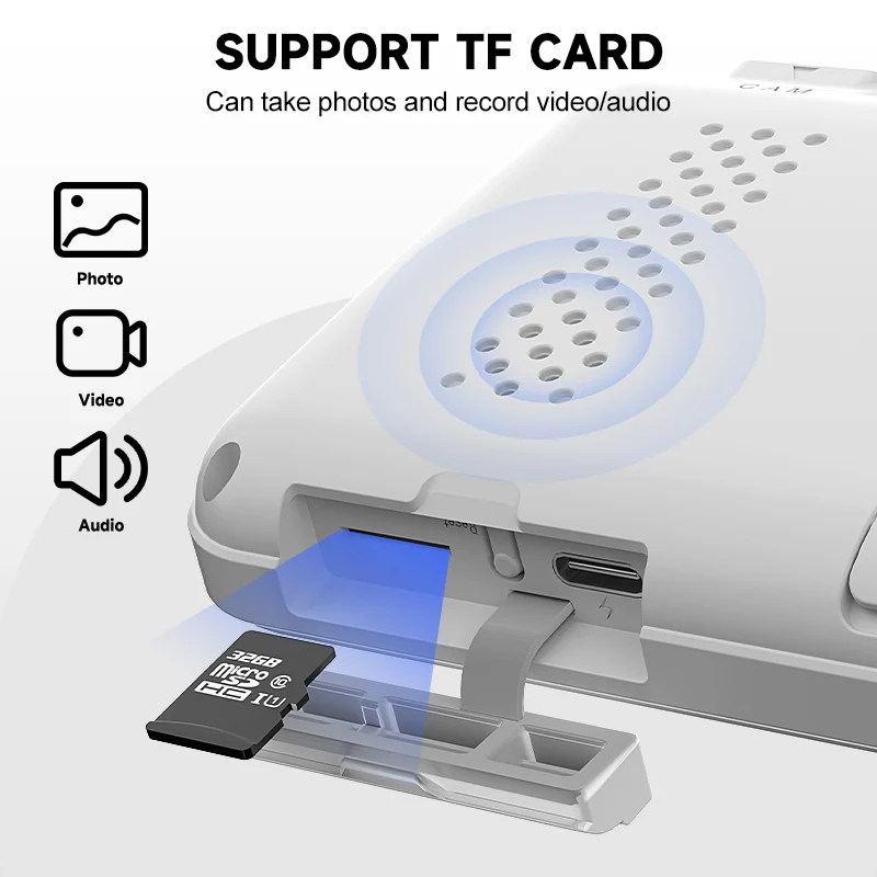البصرية الأذن نظافة كاميرا 4.5 ''IPS شاشة HD1080P 3.9 مللي متر USB الأذن العصي الأذن المنتقى الأذن الشمع أداة إزالة الصواميل مقاوم للماء 6 المصابيح 3000mAh #6