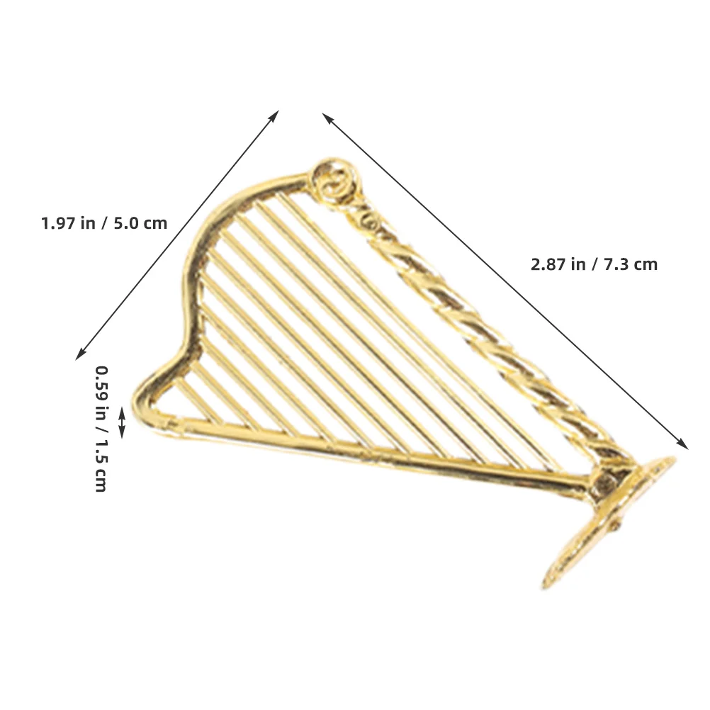 

14 Pcs Small Musical Instrument Pendant Mini Tiny Number Miniature Instruments Resin Ornaments