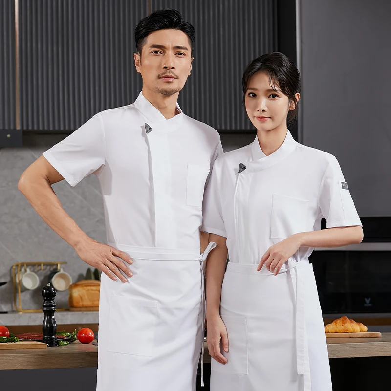 Cook Jacket Catering Cooking ร้านอาหารห้องครัว Chef Baker ชุดทํางาน Waiter โรงแรมเสื้อผ้าโรงแรม Waiter Overalls