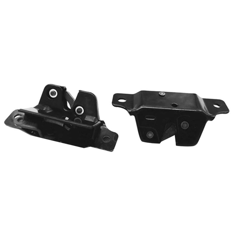 1Set Car Rear Door Lock+Block 871951 8724C0 872447 For Peugeot 206 207 Citroen C2 2005-2008 Back Luggage Block Latch