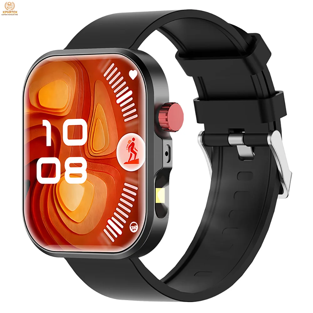 H14 2.01" Smart Watch for Men Women iOS Bluetooth Call Heart Rate Blood Pressure Monitor LAXASFIT App Waterproof Sports Smartwat