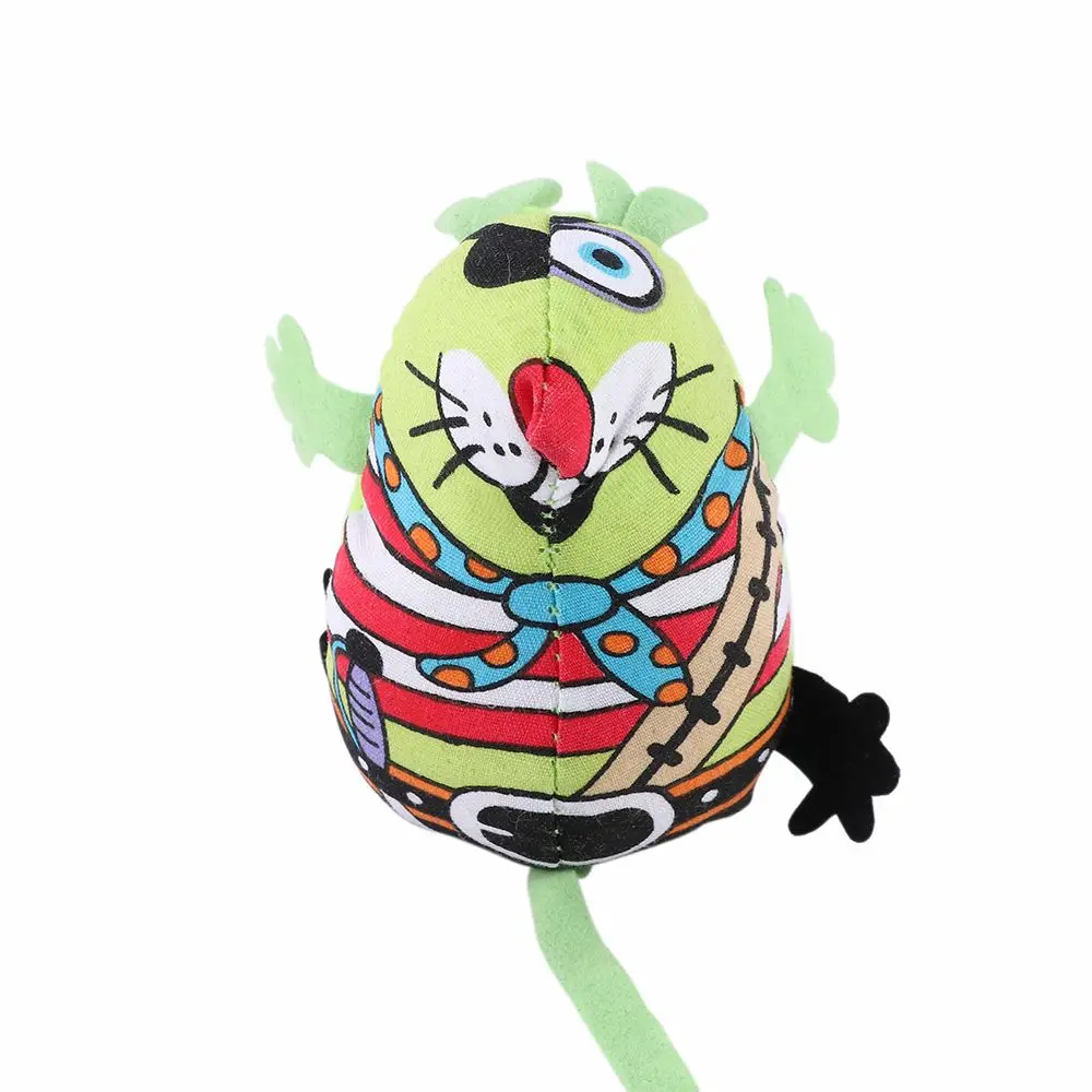 جميل فريد مضحك الصوت Squeaker مع القط النعناع الملونة القط الفأر اللعب النعناع البري مضغ العض لعب الحيوانات الأليفة اللعب