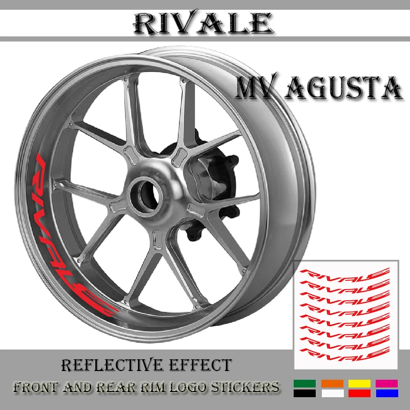 

Motorcycle modified decals wheel rim reflective waterproof custom personalized decorative sticker for MV Agusta Rivale 675 800