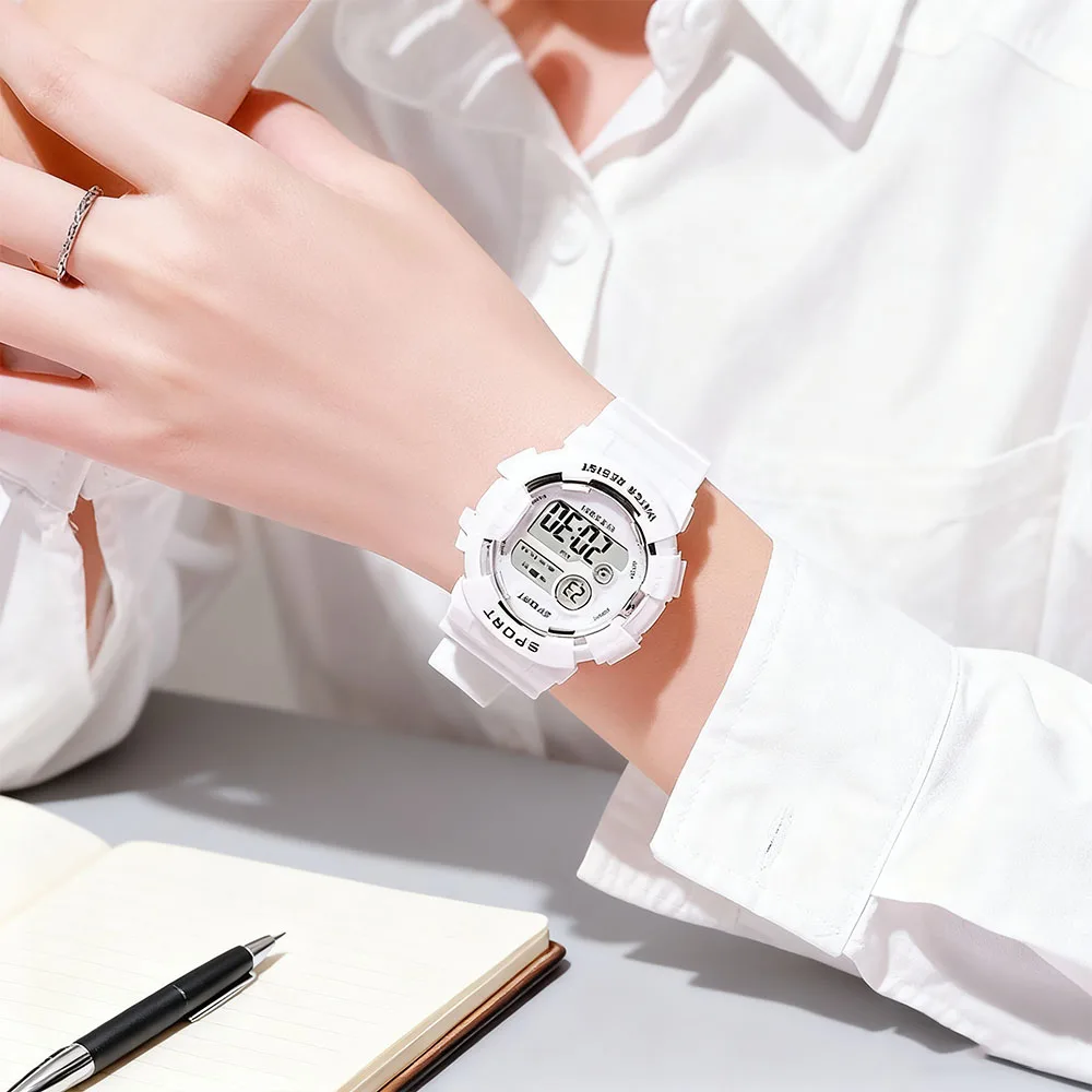 ساعة طالب متعددة الوظائف للأطفال، ساعة رقمية رياضية عصرية، ساعة منبه مضيئة، ساعة ذكية للأطفال، هدية #1