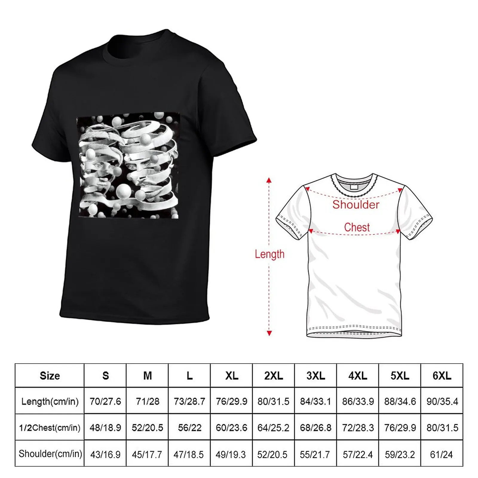 New Bond of Union by M.C. Escher T-Shirt customized t shirts Blouse plus size t shirts mens t shirts