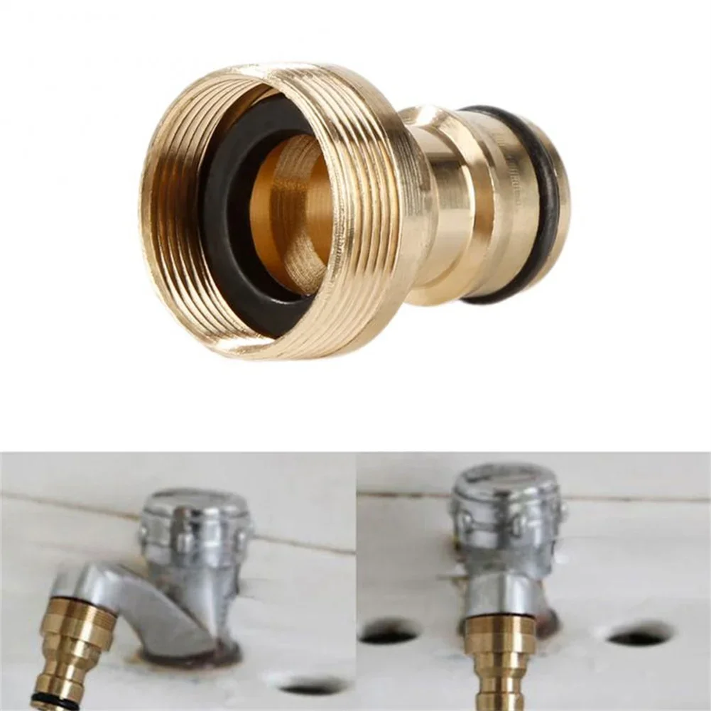 Brass Faucet Tap Quick Connector G3/4 Male Thread Hose Pipe Adapter Fitting For Washing Machine Outdoor Tap