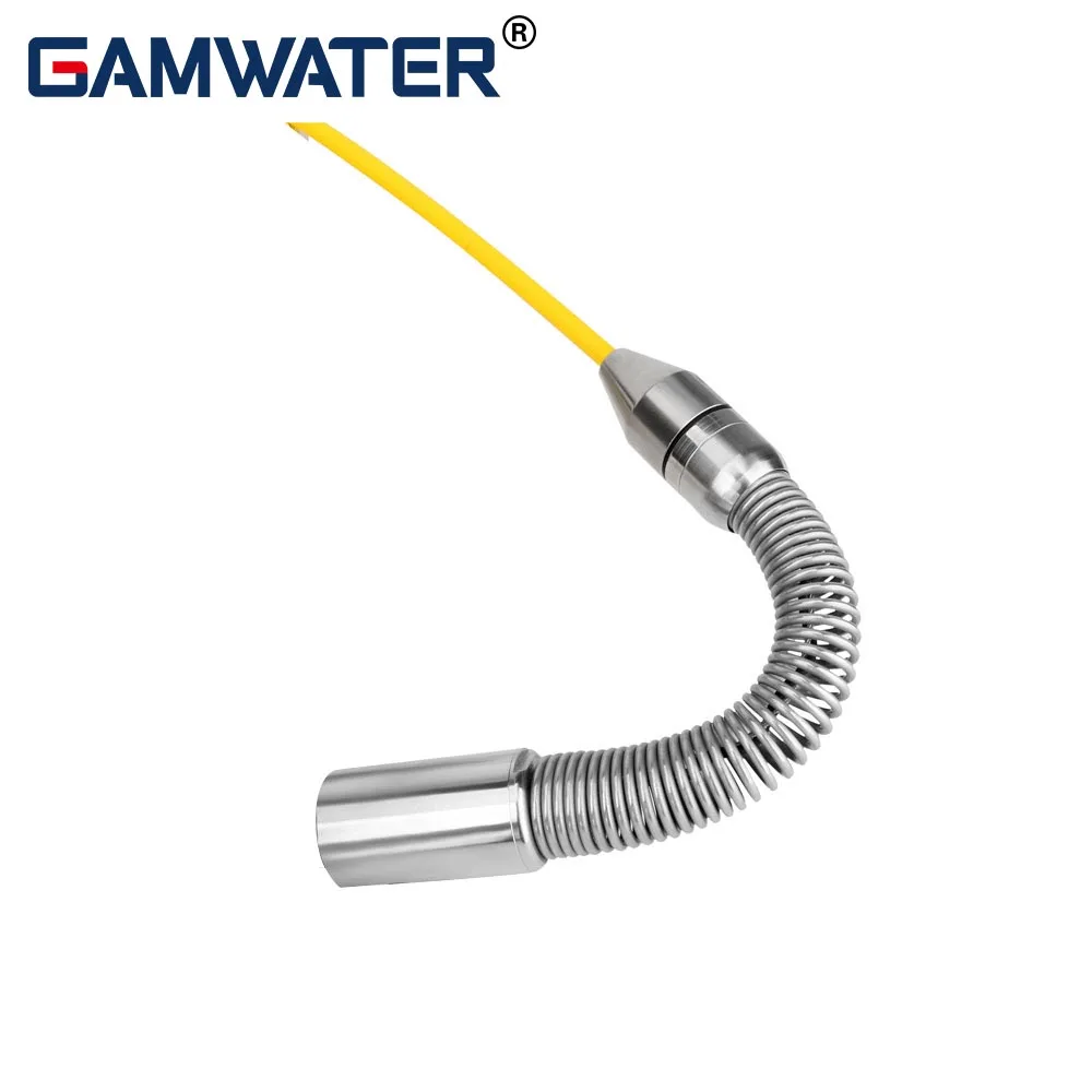 

17/22/23mm Sewer Camera Head HD 1080P, GAMWATER Replace Endoscope Camera Head with 8/12 LEDs, Self-leveling with 512Hz Sonde