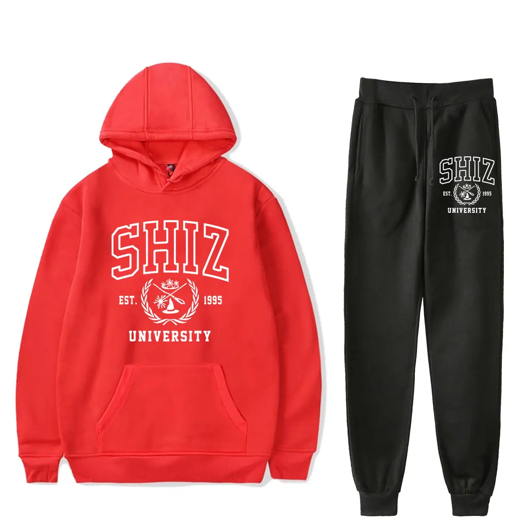 Shiz University hooded suits  Changed For Good hooded  Wicked  hooded Jogger Pants Sweatshirts+Sweatpants Women Men's Set