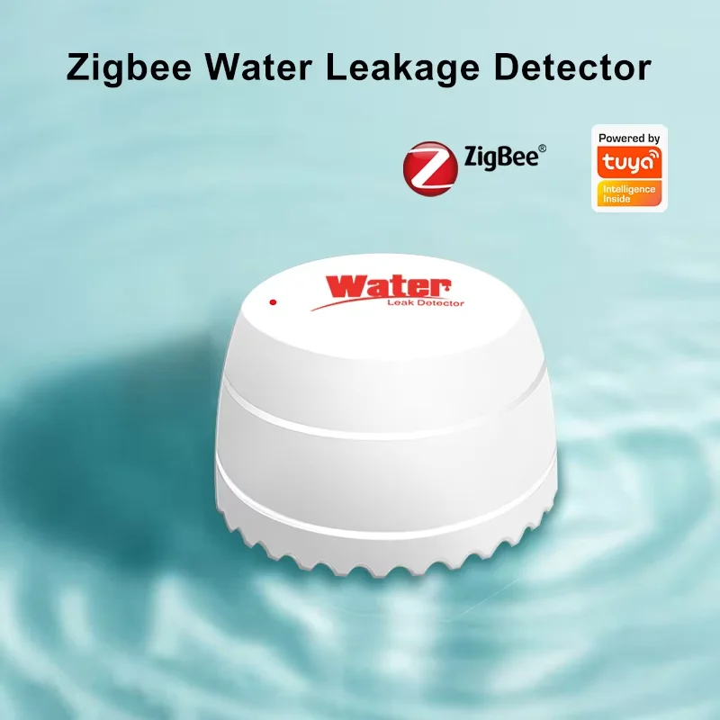 Tuya Zigbee Water Leak Sensor, Water Leak Detector, Smartlife APP Notification Alerts,Water Flood Leak Alarm Home Security