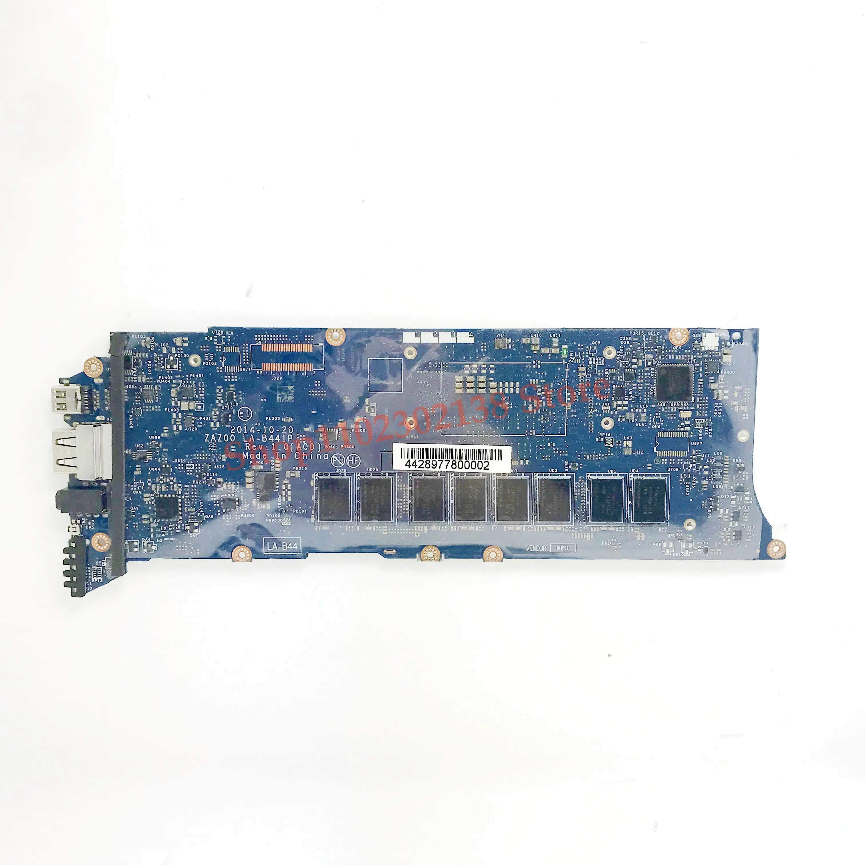 CN-0KHVRF 0Khvrf Khvrf Met SR23Y I5-5200U Cpu Moederbord Voor Dell 9343 Laptop Moederbord ZAZ00 LA-B441P 100% Volledige Werken Goed