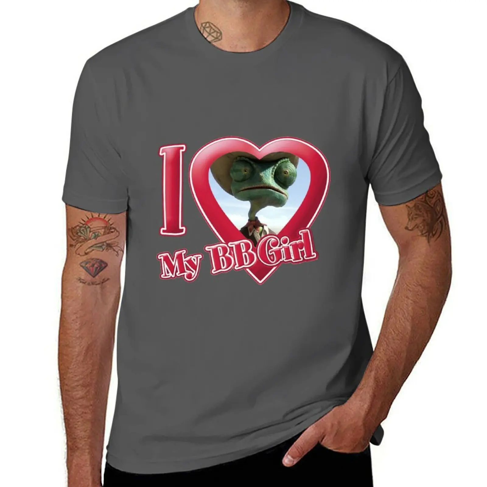 

Rango love I babygirl my T-Shirt Fashion Letter Print T-Shirt