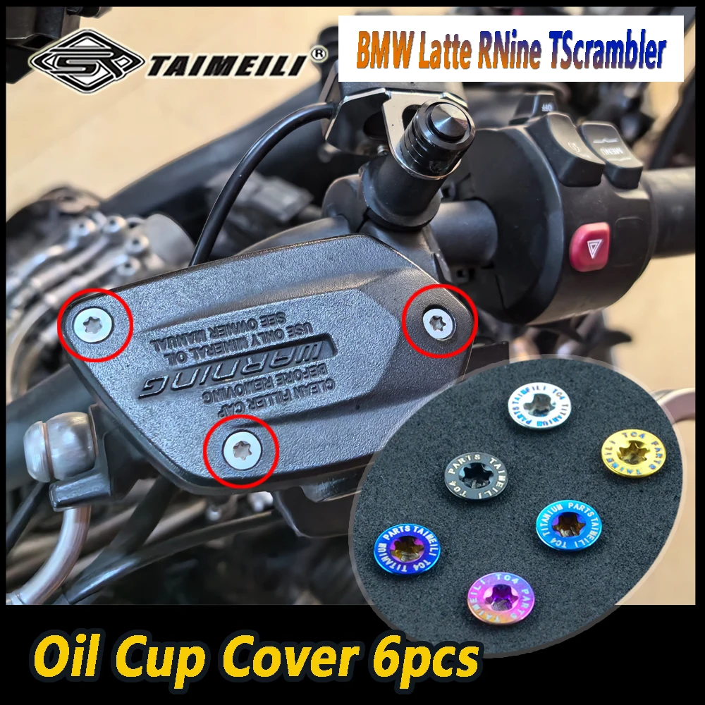 Śruby motocyklowe TAIMEILI ze stopu tytanu pasują do naprawy śrub modyfikujących BMW Latte RNine TScrambler #   3