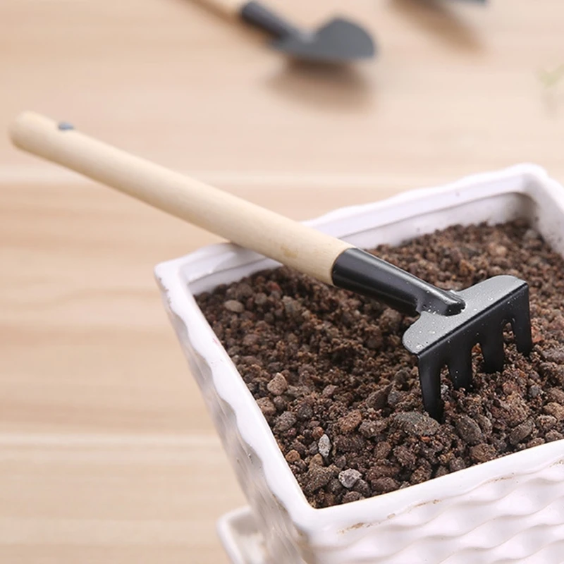 Professional Grades Compact Horticulture Implements Weeding Digging Set For Delicate Flower Bed Maintenance And Potting J0MC