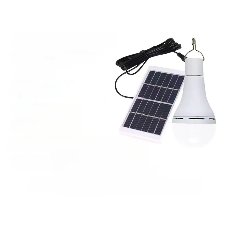 Luces de emergencia alimentadas por energía Solar, luces de Camping al aire libre con Panel de 1W, 7W, Panel de 1W