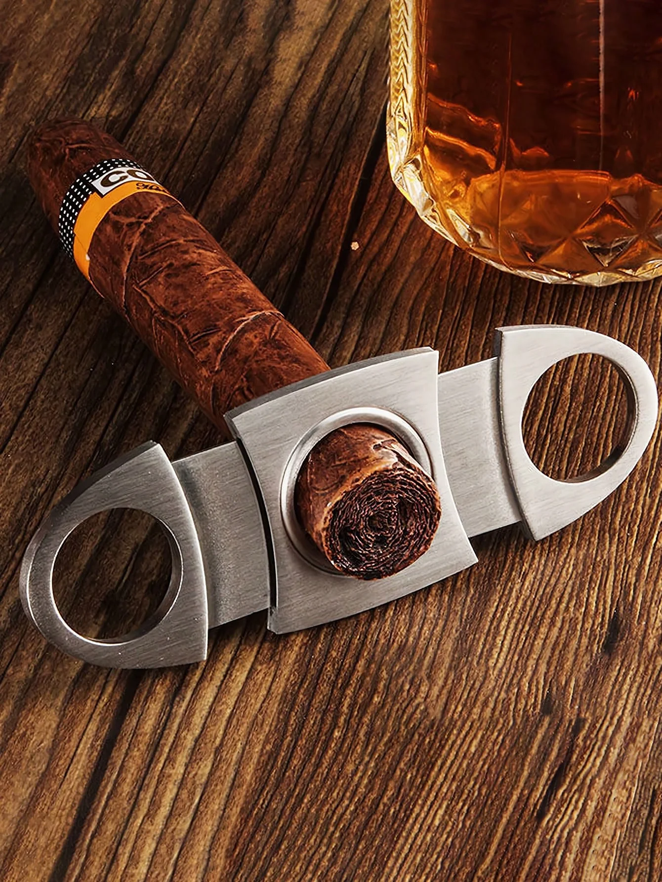 Coupe-cigare poinçon à cigares manuel pointu brise-cigare ciseaux à cigares couteau métal plastique pour hommes messieurs dames