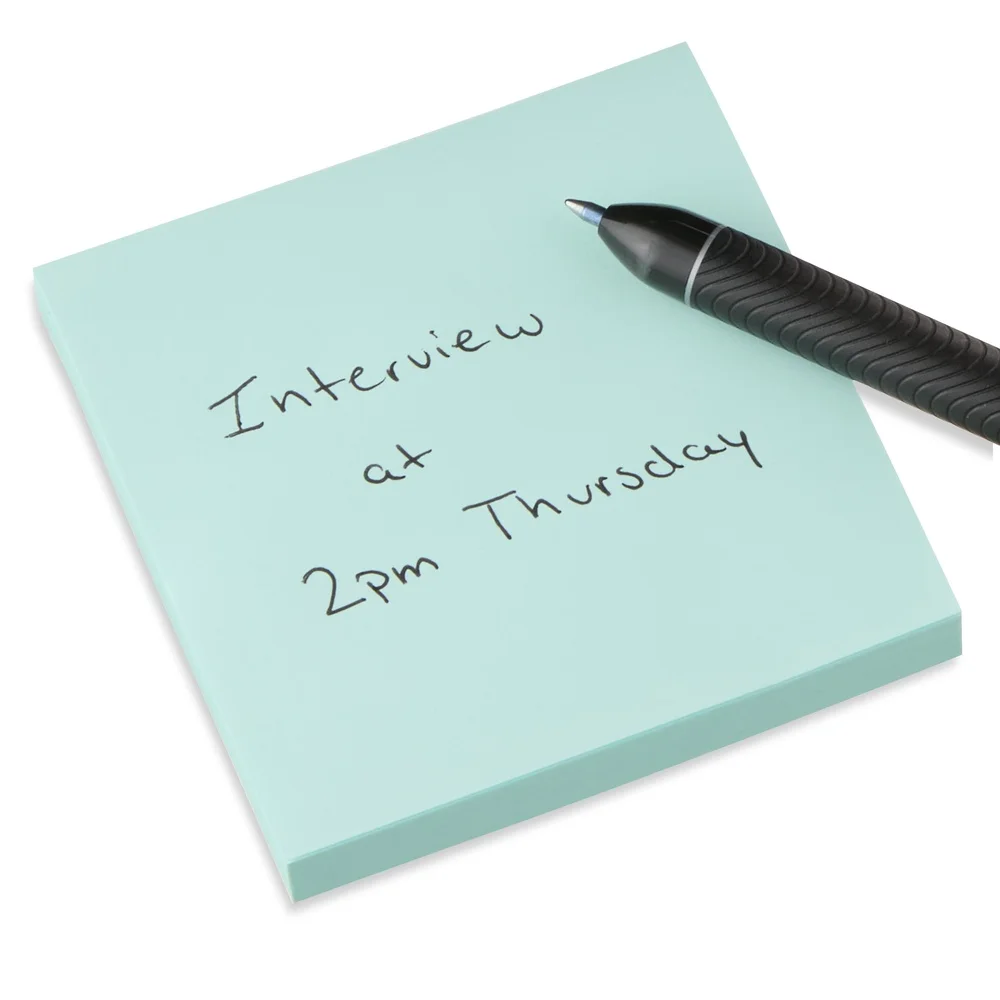 12パッド パステルカラー 付箋 3x3インチ 1200枚入り 粘着式 再剥離可能 メモ帳 家庭 オフィス 学校用品