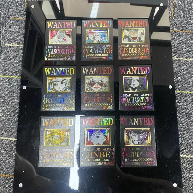 Anime ONE PIECE Rare Bounty Order Refraction Foil Mihawk Perona Sir Crocodile Toys for boys Collectible Cards Birthday Present