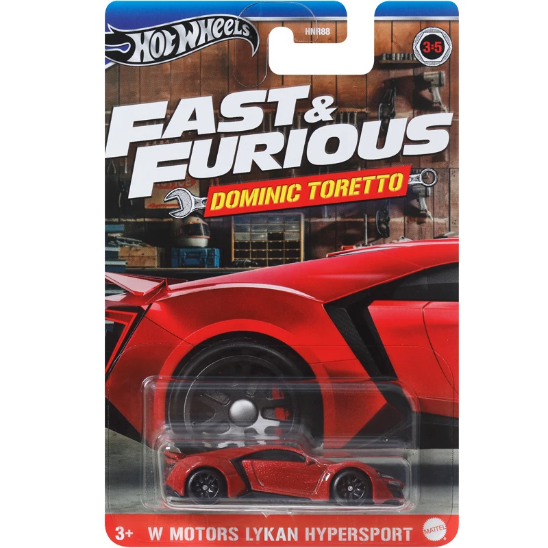 Hot Wheels Auto 'S Snel En Furieus 1995 Mazda RX-7 Lykan Hypersport 1/64 Metalen Gegoten Modelcollectie Speelgoedvoertuigen Hnr88