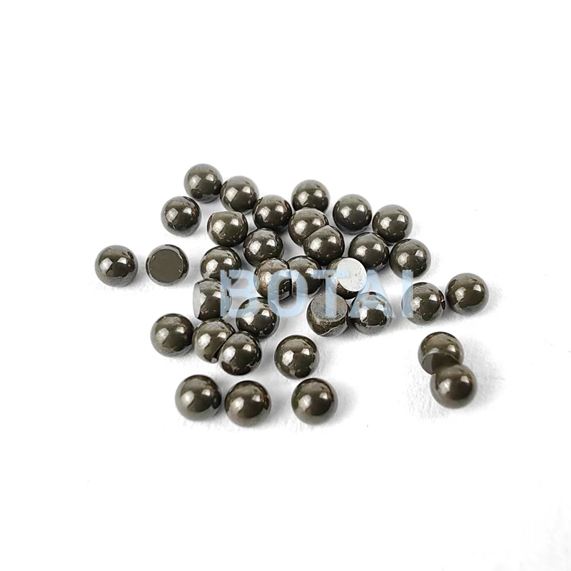 50pcs Genuine New Common Rail Injector Spare Parts Hemisphere Balls, Black Half Ball Valve Ball for DENSO Sprayer Nozzle