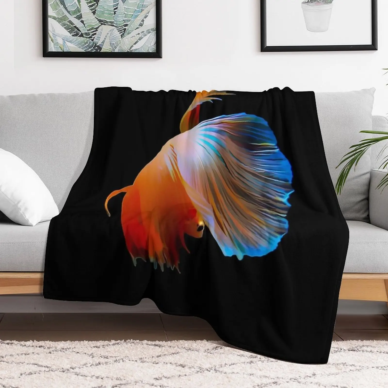 Betta Fish Throw Blanket