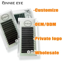 Wholesale Bulk Lash Cilios W Lash Extension Customized Faux Mink Lash Private Logo YY False Eyelash Cila Classic Natural Kit