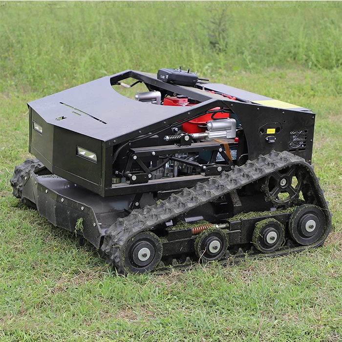 

High Quality CE Approve Grass Cutting Machine Crawler Brush Cutter For Agriculture Electric Remote Control AI Robot Lawn Mower
