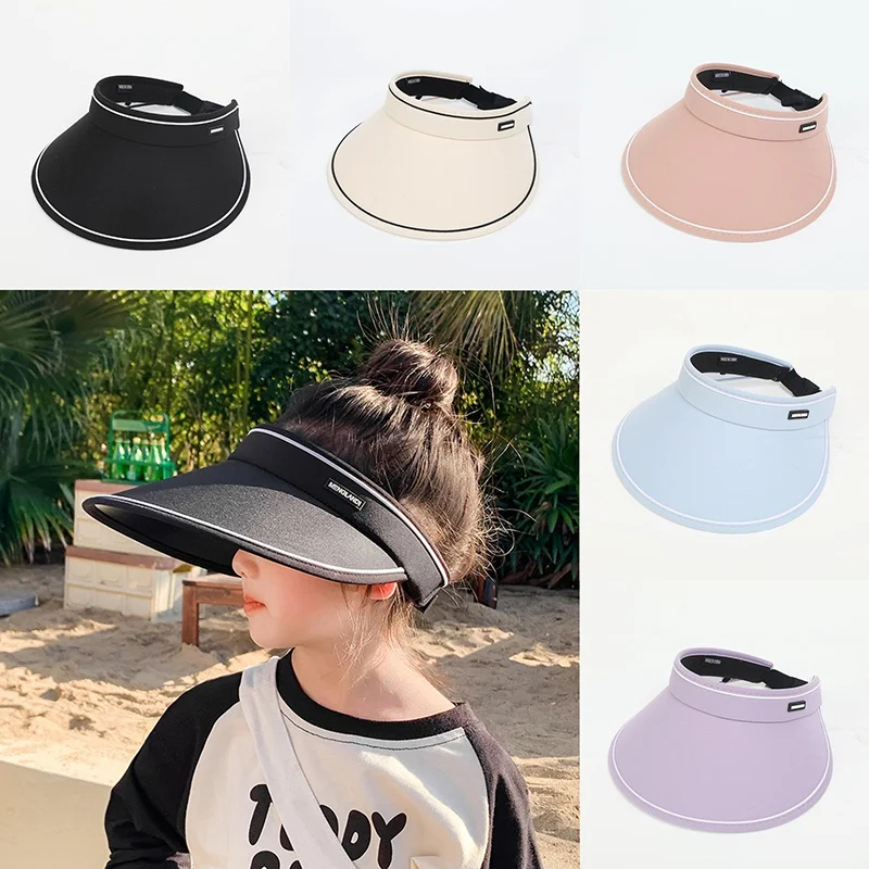 Children Summer Hat UV Sunscreen Visor Cap Sun Protection Beach Hats Baby Girls Sun Hats for Kids Toddler Boys Beach Caps