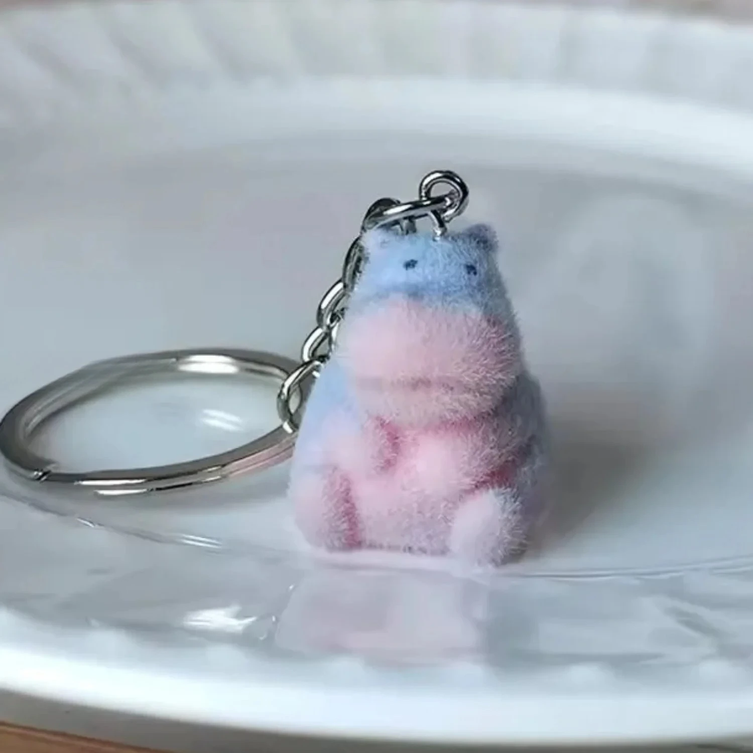 

Милый 1 шт., пушистый слон, ежик, брелок в виде животного, смола, 3D пингвин, флокированная кукла, кулон для сумки, автомобильный брелок для ключей, ювелирное изделие, подарок