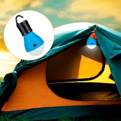 Mini Portable Lighting Lantern Tent Light LED Bulb Emergency Lamp Waterproof Hanging Hook Flashlight Camping Light Use 3*AAA