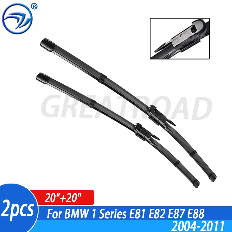 Wiper Front Wiper Blades For BMW 1 Series E81 E82 E87 E88 2004 - 2011 118d 118i 120i 120d 123d 125i 128i 135i 116i 116d