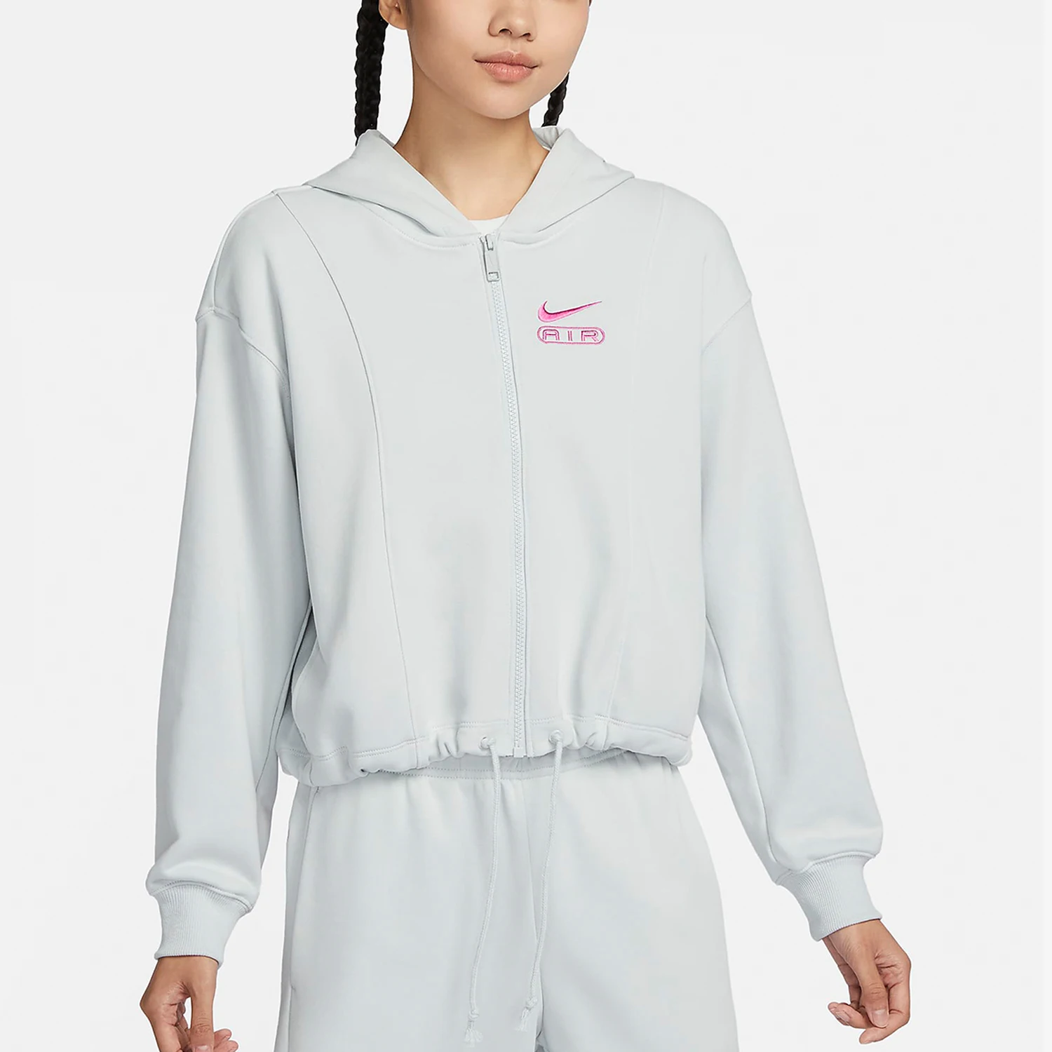 Nike genuine Oversize style new women's open top hooded jacket FN1895-025