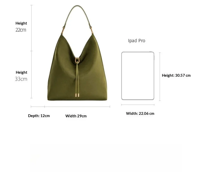 JW PEI Tote Bag, New Style, Suede Hobo Bag, Large Capacity, Relaxed Feel, Shoulder Bag/Underarm Bag