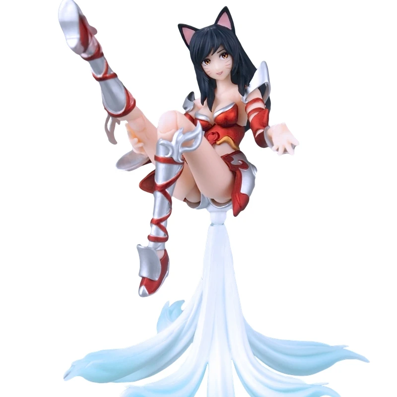 【In Stock】LOL Action Figurals 16cm Ahri Anime Figurine Statue Figures Cartoon Collectible Model Toy