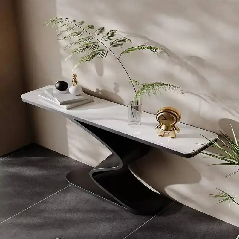 

Tables Console Metal Modern Midcentry Luxury Lobby Entrance Console Table Nordic Hallway Consolle Ingresso Living Room Furniture