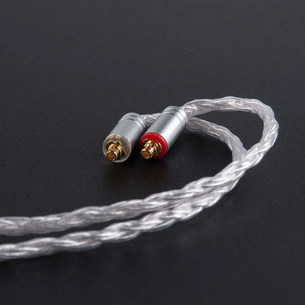 KBEAR 16-adriges, verbessertes, versilbertes, symmetrisches Kabel, 2,5/3,5/4,4 mm, kabelgebundener Kopfhörer, MMCX/QDC/2PIN-Anschluss für KZ KBEAR BL03 KS1 – Detail 11