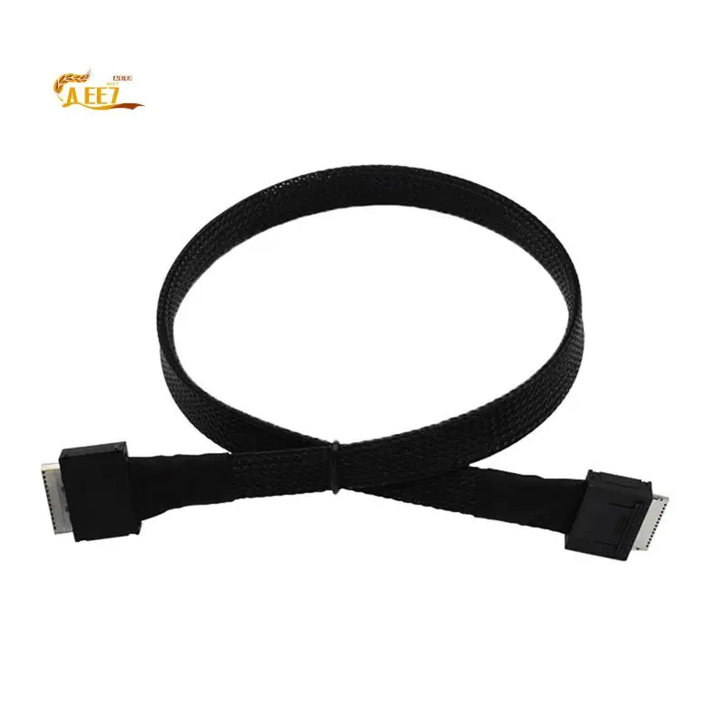 

AEE7-PCIE Oculink SFF 8611 8I к SFF 8611 8I Кабель передачи данных для сервера, подключение Pcie4.0 для линии передачи данных сервера