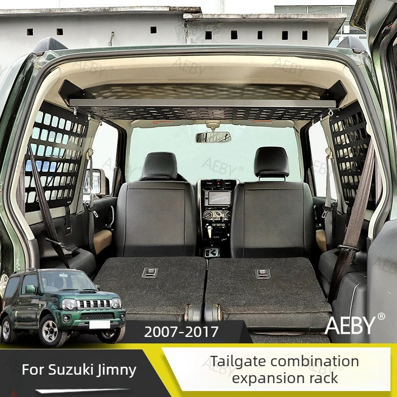 For Suzuki Jimny 2007-2017 Trunk storage expansion rack,Expand storage shelves, organize and hang shelves,Car interior