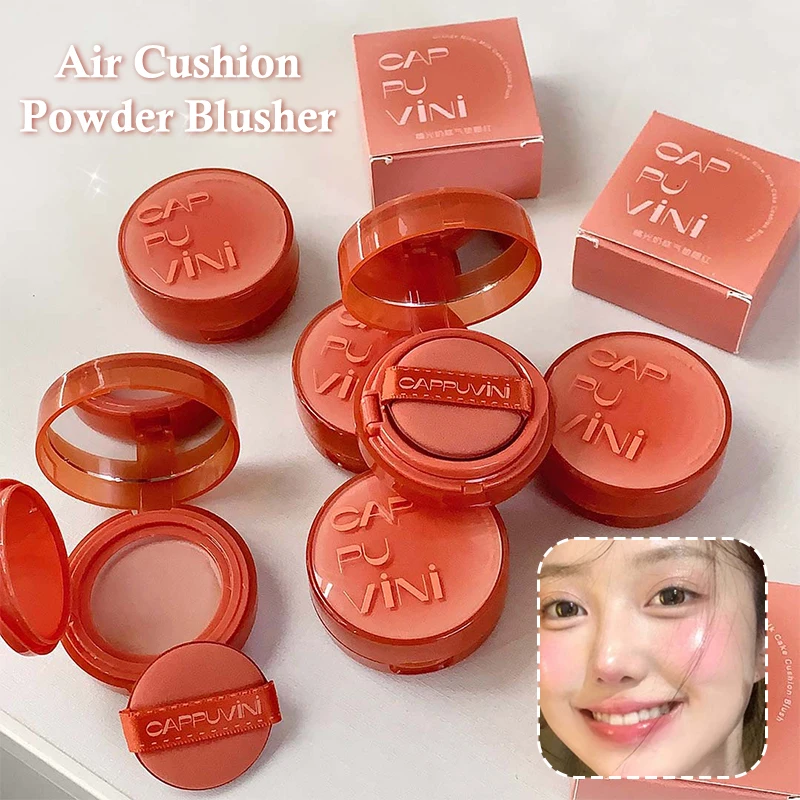 Cappuvini-crema de colorete suave y liso, color brillante, Color en expansión, hidratante de larga duración, tinte para mejillas, colorete facial, pigmento alto