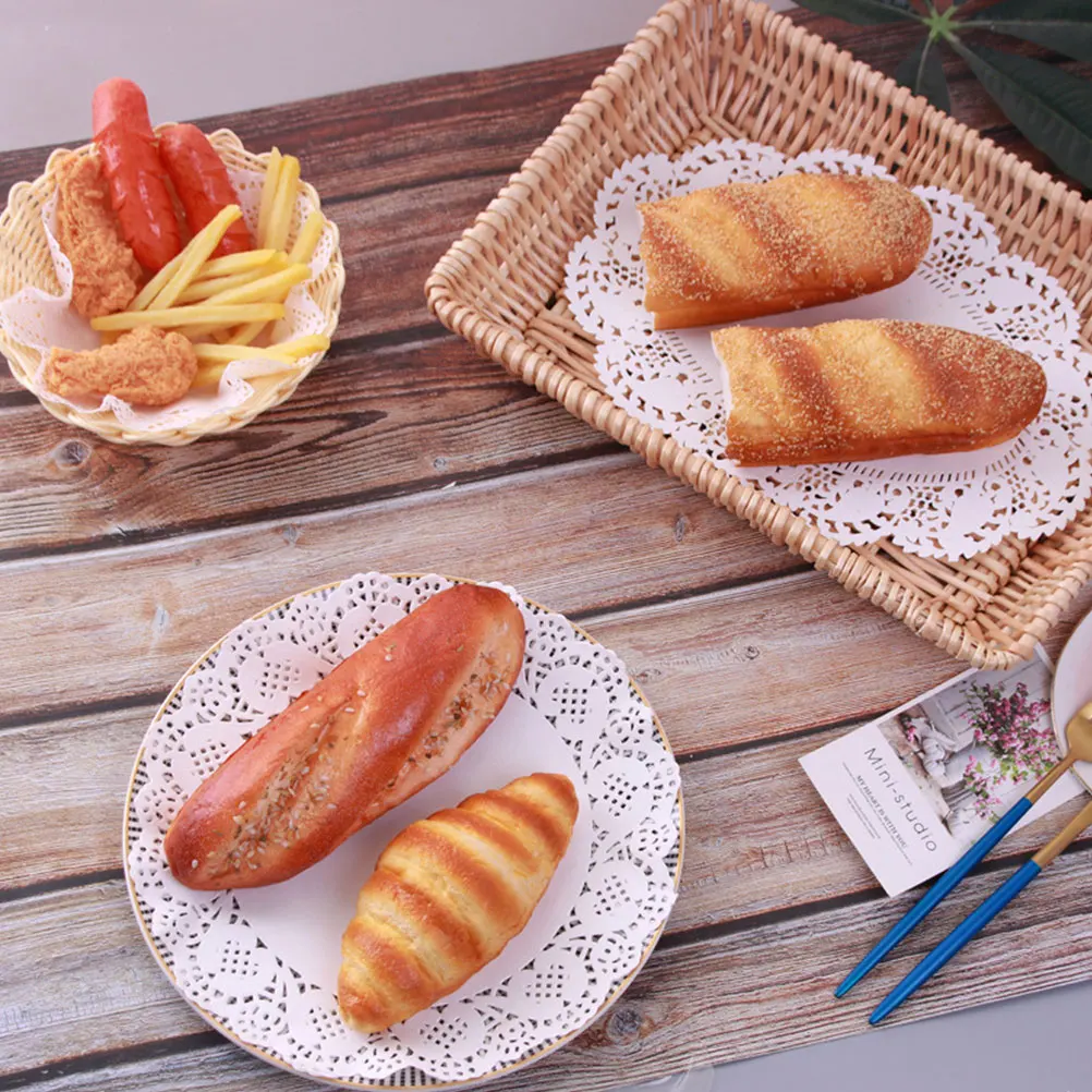 

450Pcs Snack Packaging Paper Greaseproof Fried Food Mat Disposable Kitchen Supplies