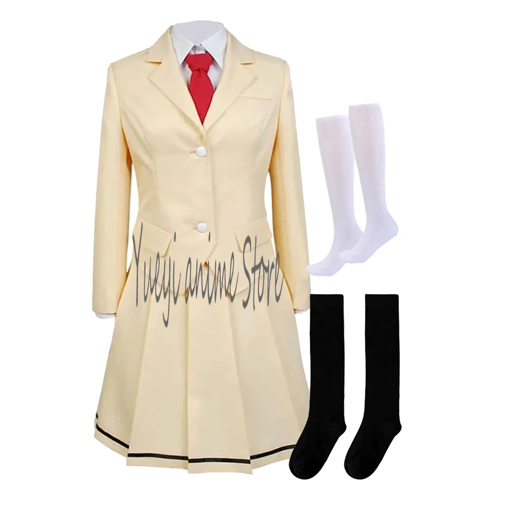 

Anime Cosplay Tomoko Kuroki Costume Women School Uniform suit --- customized