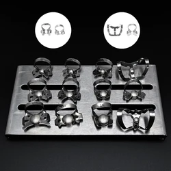 Dental Endodontic Rubber Dam Clamps Restorative Barrier Clip Holder Dentist Stainless Steel Circle Pliers Material Tool